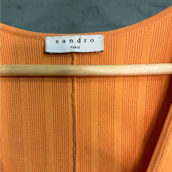 SANDRO BRUNA CUTOUT DETIAL DRESS - Picture 4 of 6